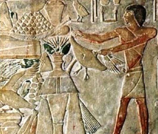 Фреска с изображением «грея», Древний Египет